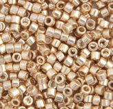 Delica 11/0 RD #0433 Champagne Opaque Glavanized-Dyed 5.2g Vial